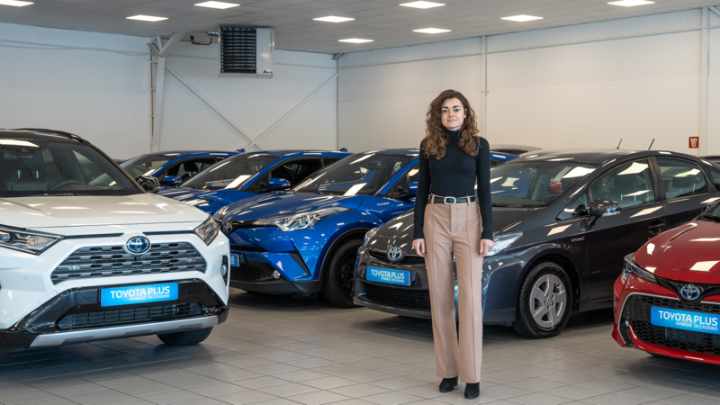 Sofie van Dijk: 'De Toyota Corolla Cross is toch wel mijn favoriet.'