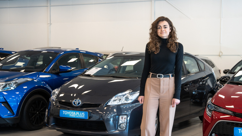 Sofie van Dijk: 'De Toyota Corolla Cross is toch wel mijn favoriet.'