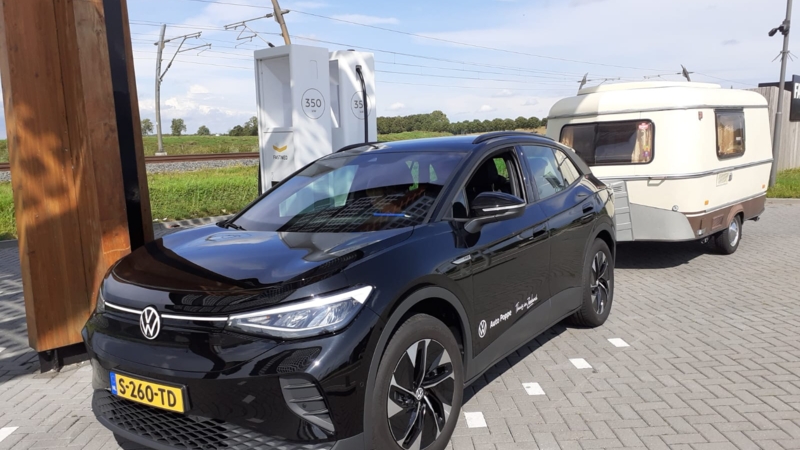 AutoZeelandtest van de Volkswagen ID.4 Pro Performance + caravan