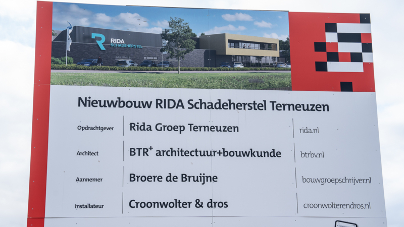 Start nieuwbouw Rida Schadeherstel Terneuzen