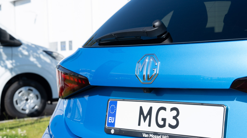 AutoZeelandtest van de MG3 Hybrid+ in de Standard-uitvoering