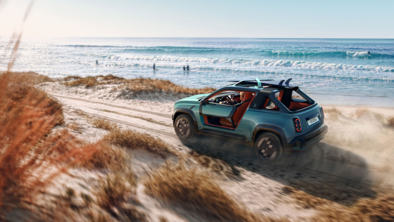 Renault 4 JP4x4 Concept brengt strandavontuur naar Roland-Garros