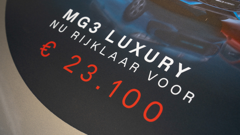 Spectaculaire actie bij MG Van Mossel MG in Goes!