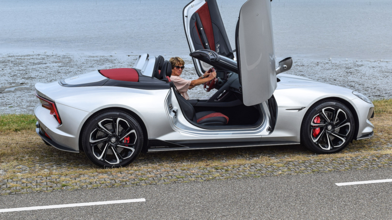 AutoZeelandtest van de MG Cyberster GT