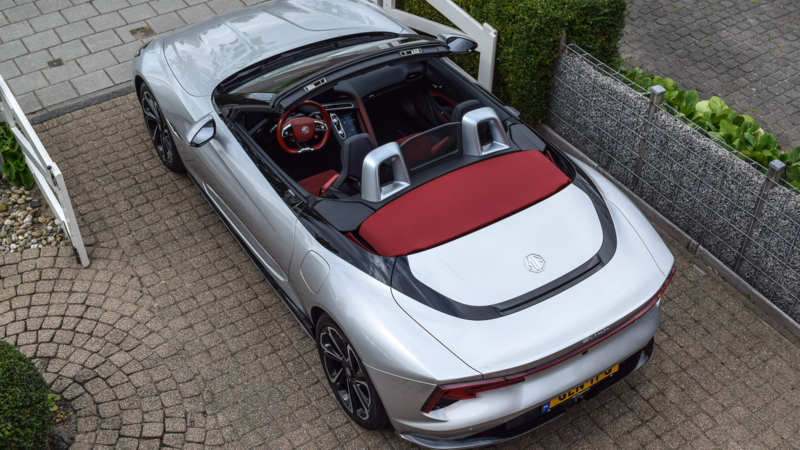 AutoZeelandtest van de MG Cyberster GT