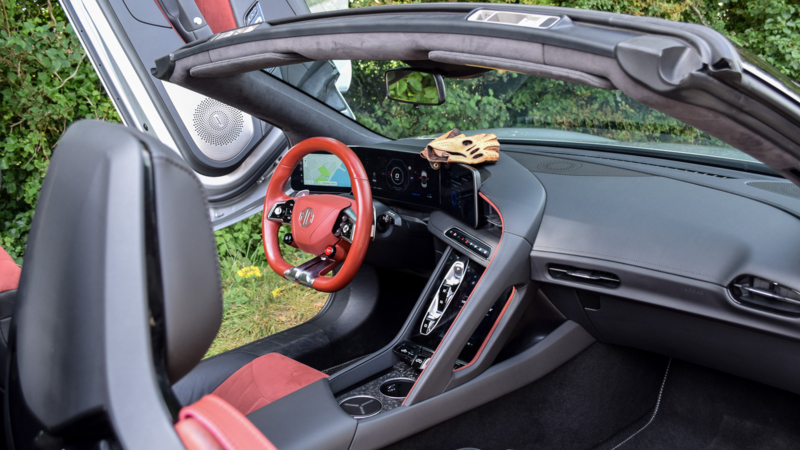 AutoZeelandtest van de MG Cyberster GT