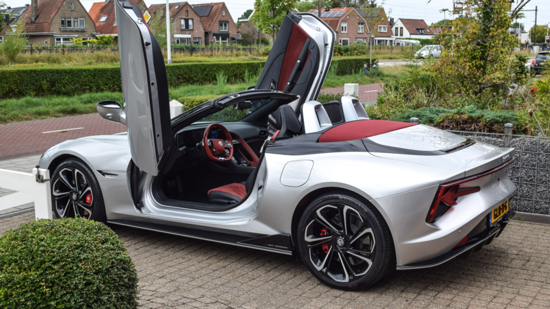 AutoZeelandtest van de MG Cyberster GT