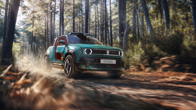 Renault 4 JP4x4 Concept brengt strandavontuur naar Roland-Garros