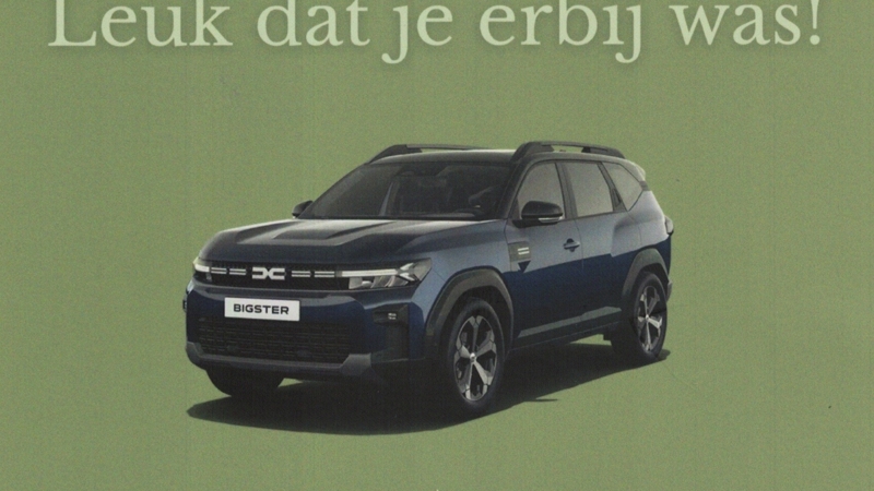 Sneak Preview van de nieuwe Dacia Bigster bij Auto Kievit in Goes