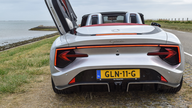 AutoZeelandtest van de MG Cyberster GT