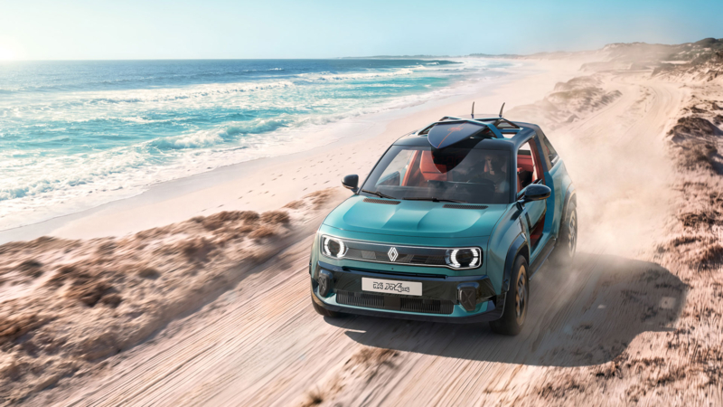 Renault 4 JP4x4 Concept brengt strandavontuur naar Roland-Garros