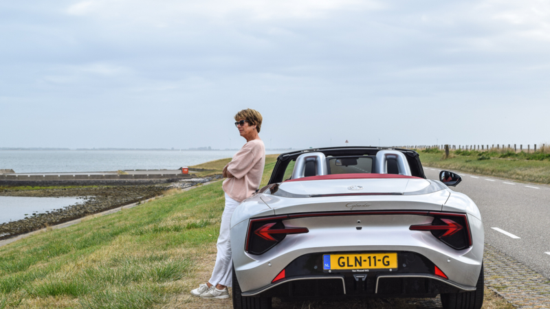 AutoZeelandtest van de MG Cyberster GT