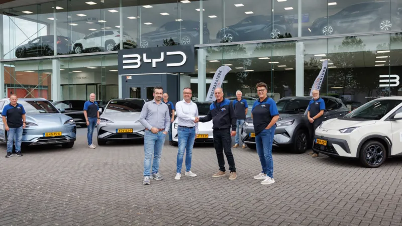 Auto Sturm BYD official supplier van Kustmarathon Zeeland 2026
