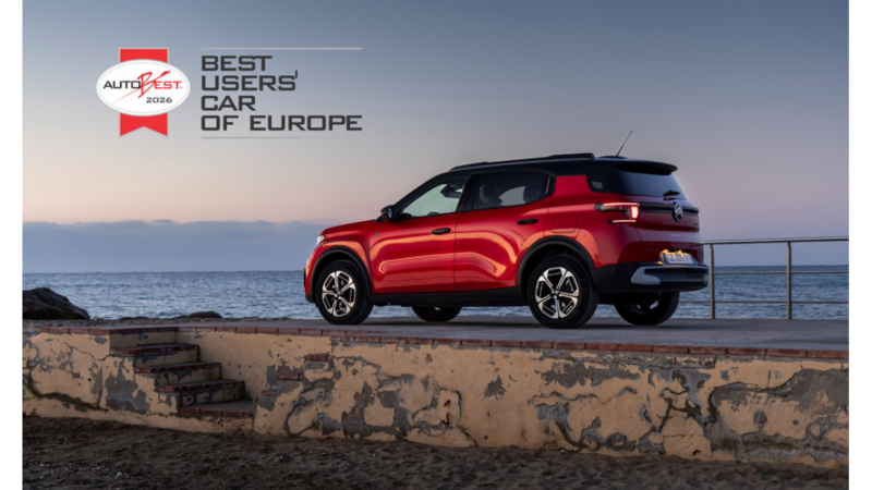 Citroën C3 Aircross wint AUTOBEST ‘Best Users’ Car of Europe 2026 Award
