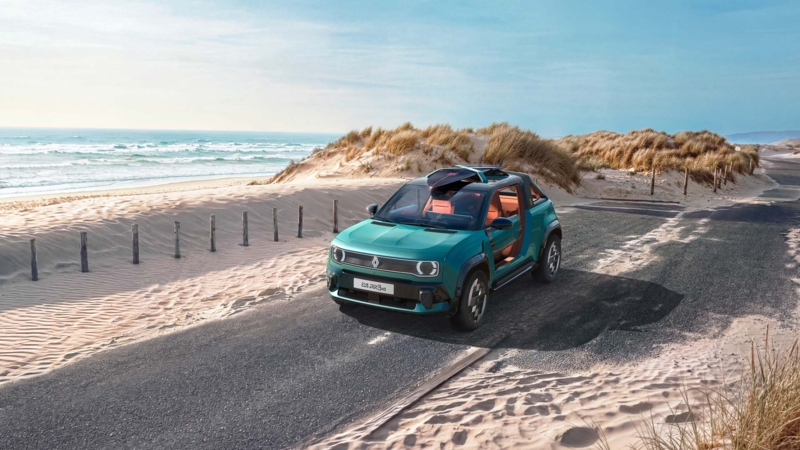 Renault 4 JP4x4 Concept brengt strandavontuur naar Roland-Garros